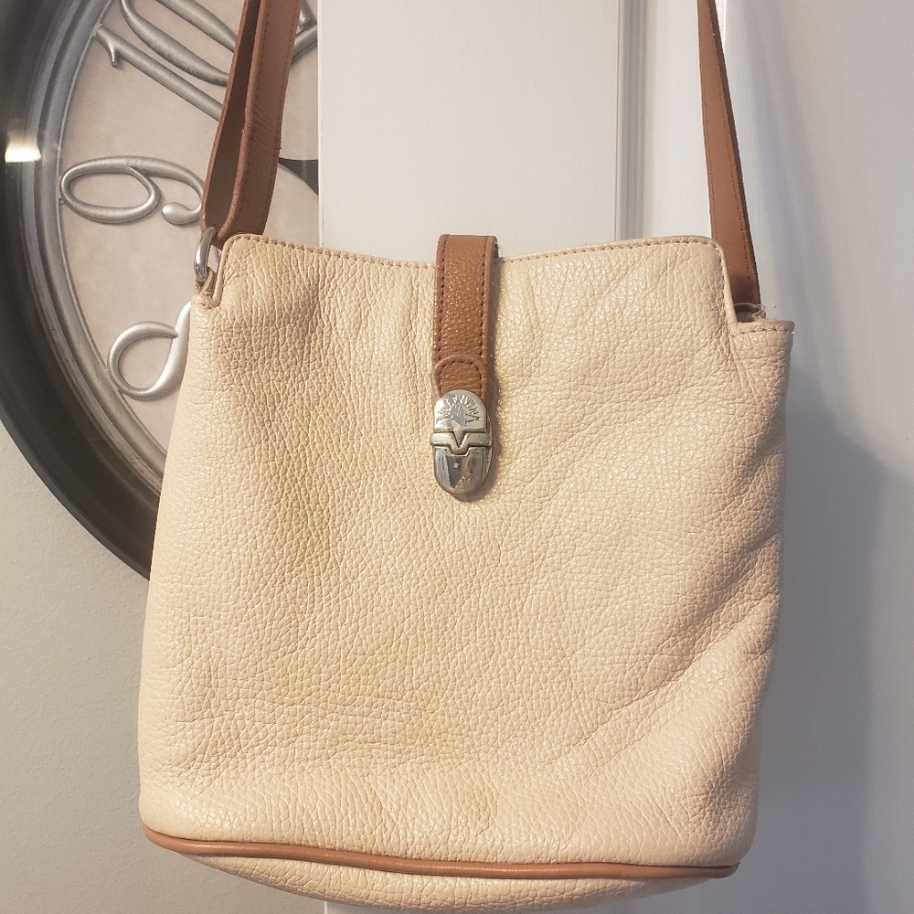 Vintage Valentina leather crossbody made in Italy